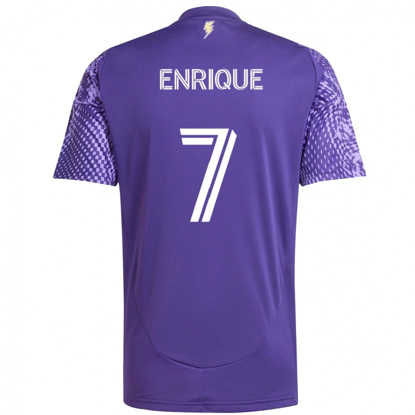 Danxen Damen Ramiro Enrique #7 Lila Weiß Heimtrikot Trikot 2025/26 T-Shirt