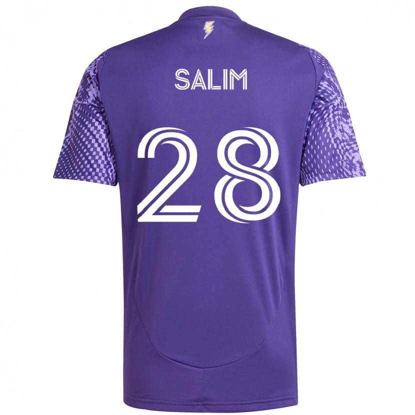 Danxen Damen Abdi Salim #28 Lila Weiß Heimtrikot Trikot 2025/26 T-Shirt