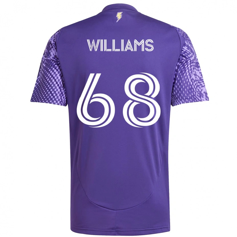 Danxen Damen Thomas Williams #68 Lila Weiß Heimtrikot Trikot 2025/26 T-Shirt