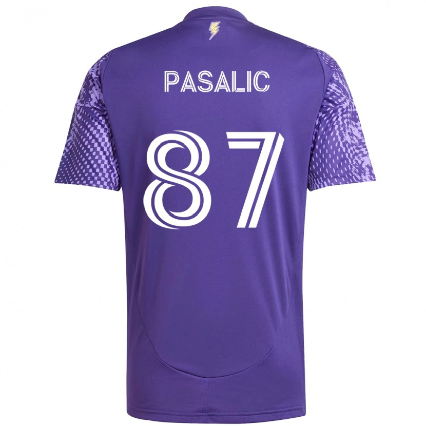 Danxen Damen Marco Pasalic #87 Lila Weiß Heimtrikot Trikot 2025/26 T-Shirt