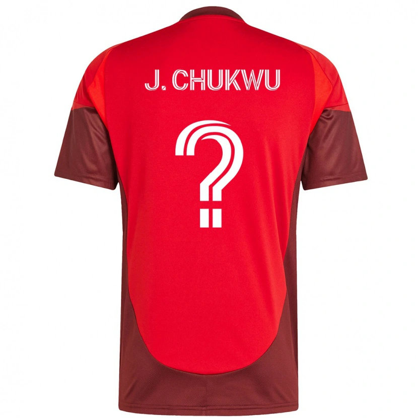 Danxen Damen Joses Chukwu #0 Rot Weiß Heimtrikot Trikot 2025/26 T-Shirt