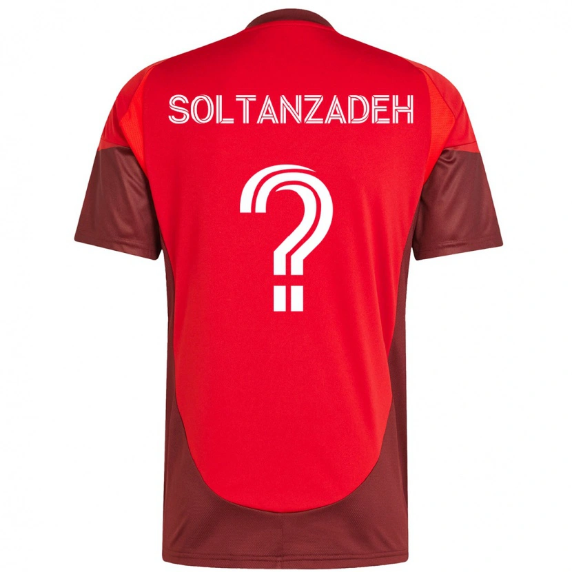 Danxen Damen Shayan Soltanzadeh #0 Rot Weiß Heimtrikot Trikot 2025/26 T-Shirt