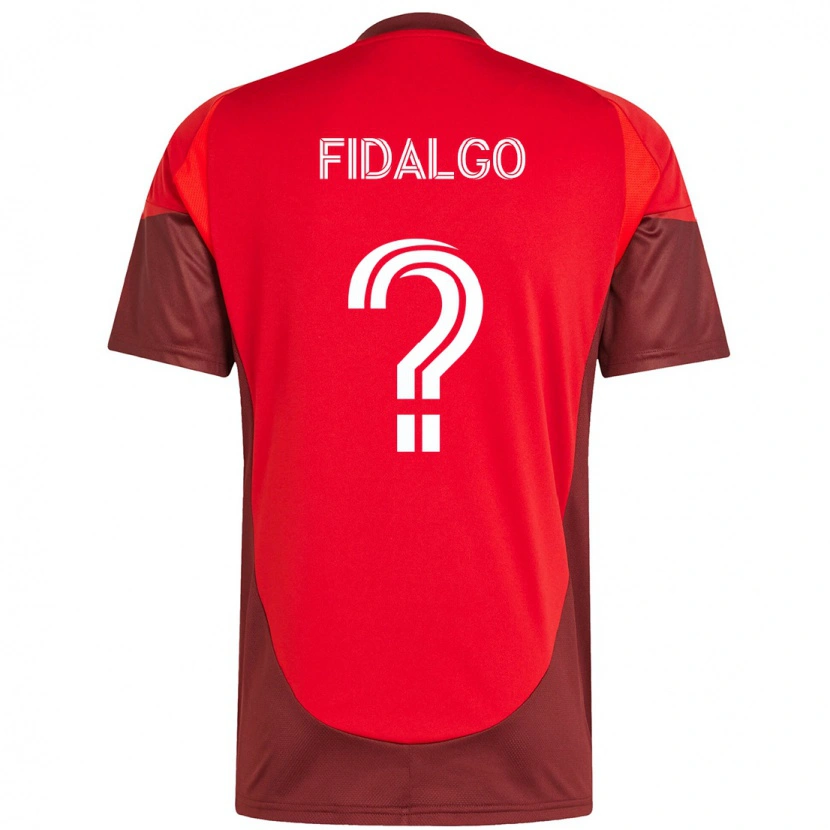 Danxen Damen James Fidalgo #0 Rot Weiß Heimtrikot Trikot 2025/26 T-Shirt