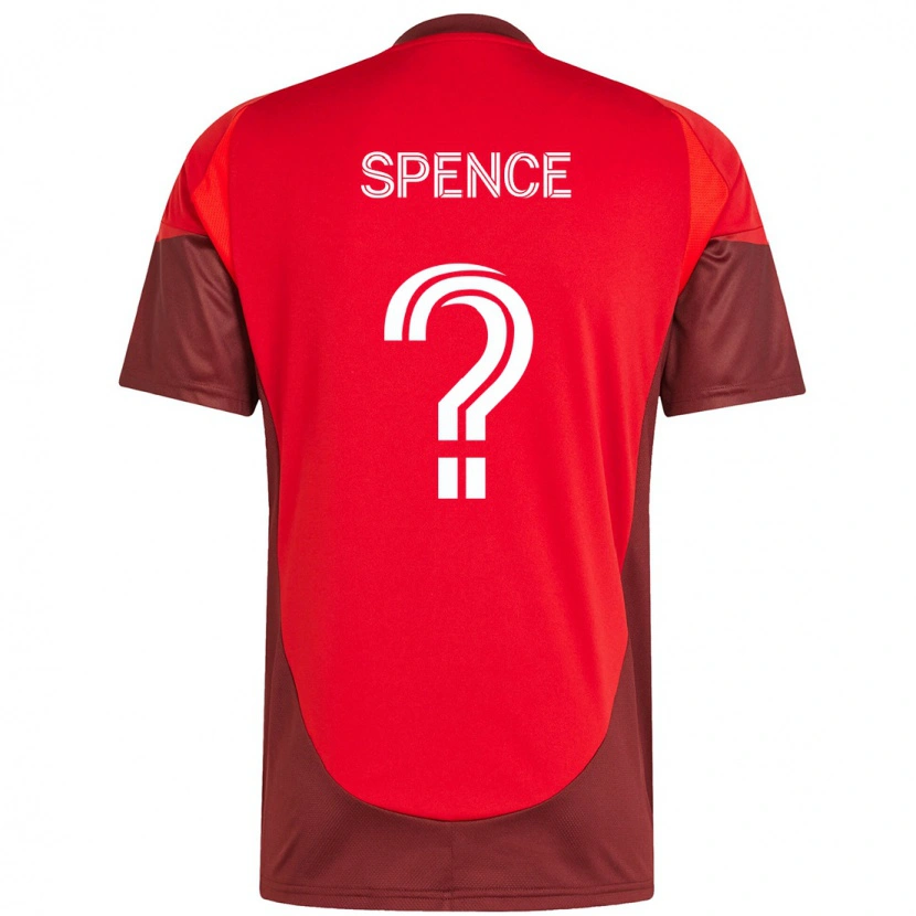 Danxen Damen Jourdan Spence #0 Rot Weiß Heimtrikot Trikot 2025/26 T-Shirt