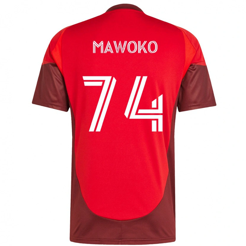 Danxen Damen Kundai Mawoko #74 Rot Weiß Heimtrikot Trikot 2025/26 T-Shirt