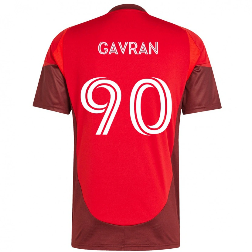 Danxen Damen Luka Gavran #90 Rot Weiß Heimtrikot Trikot 2025/26 T-Shirt