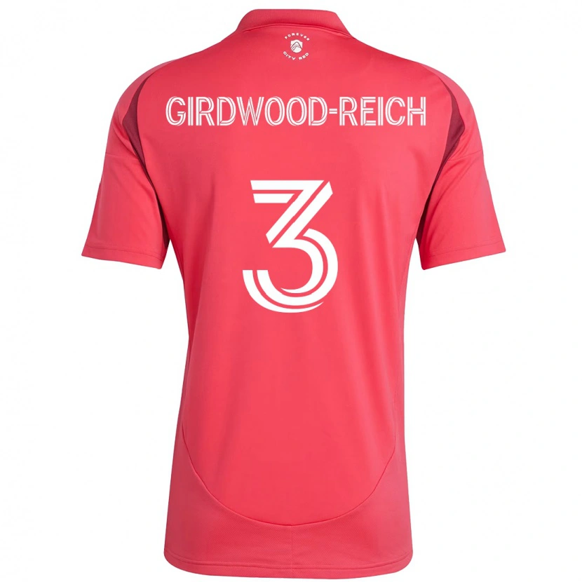 Danxen Damen Jake Girdwood-Reich #3 Magenta Weiß Heimtrikot Trikot 2025/26 T-Shirt