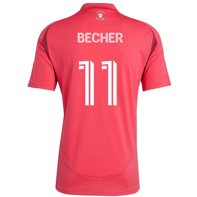 Danxen Damen Simon Becher #11 Magenta Weiß Heimtrikot Trikot 2025/26 T-Shirt