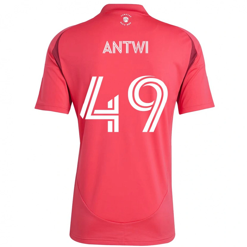 Danxen Damen Seth Antwi #49 Magenta Weiß Heimtrikot Trikot 2025/26 T-Shirt