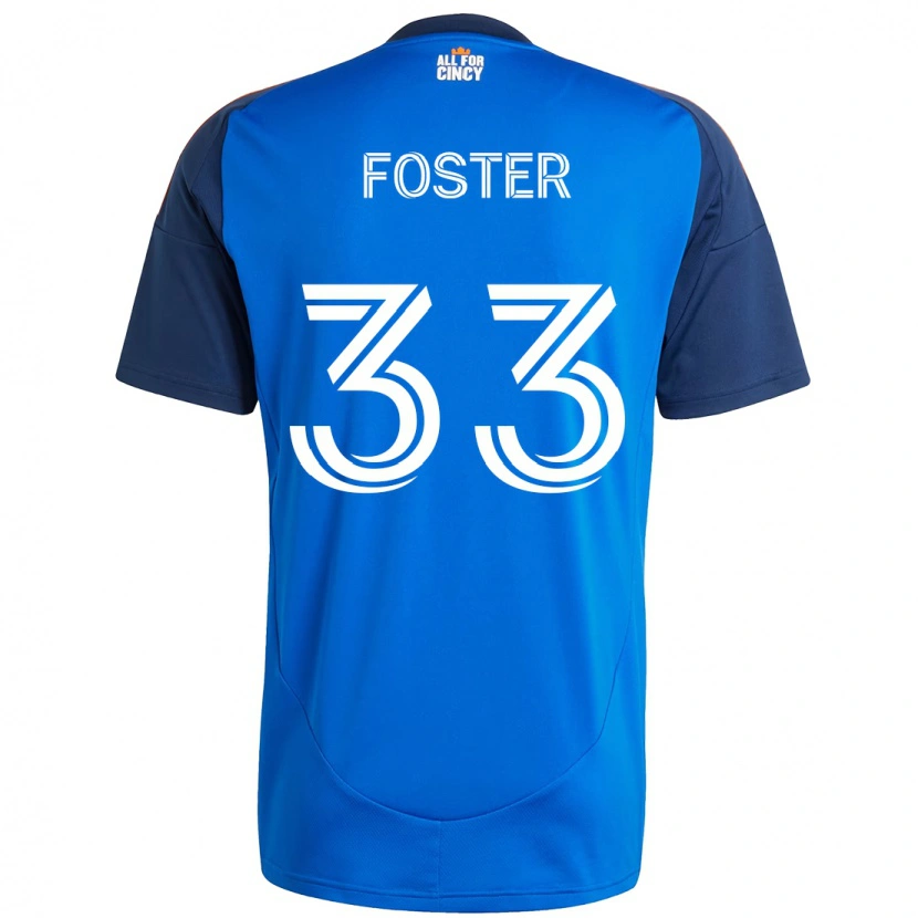 Danxen Damen Isaiah Foster #33 Dunkelblau Orange Heimtrikot Trikot 2025/26 T-Shirt