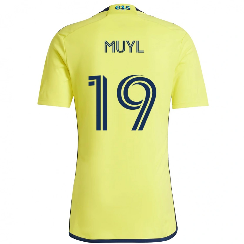 Danxen Damen Alex Muyl #19 Gelb Marineblau Heimtrikot Trikot 2025/26 T-Shirt