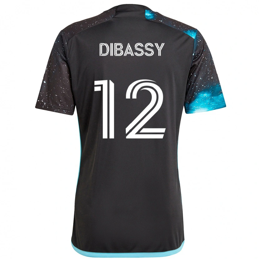Danxen Damen Bakaye Dibassy #12 Schwarz Blau Heimtrikot Trikot 2025/26 T-Shirt