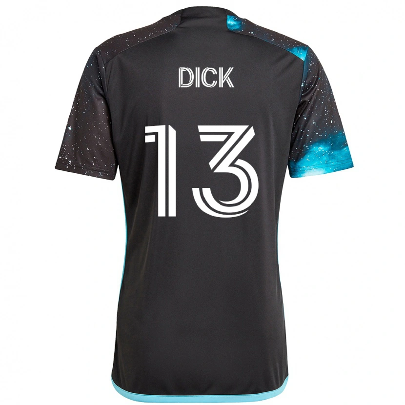 Danxen Damen Eric Dick #13 Schwarz Blau Heimtrikot Trikot 2025/26 T-Shirt