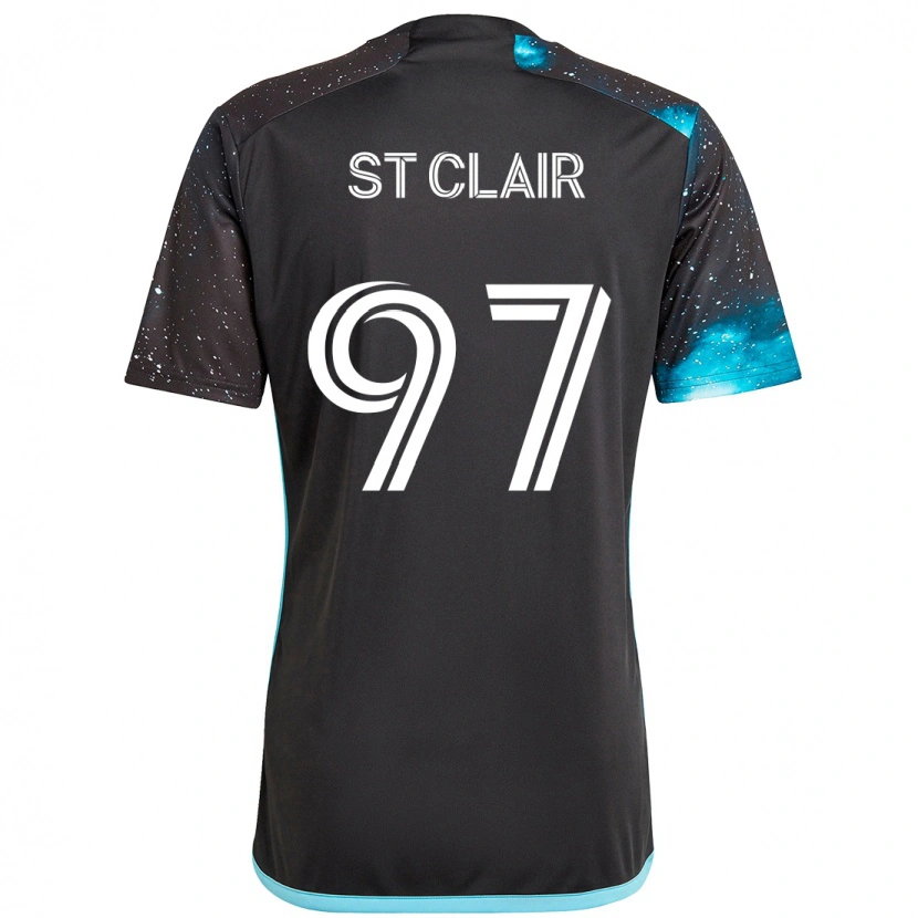 Danxen Damen Dayne St. Clair #97 Schwarz Blau Heimtrikot Trikot 2025/26 T-Shirt