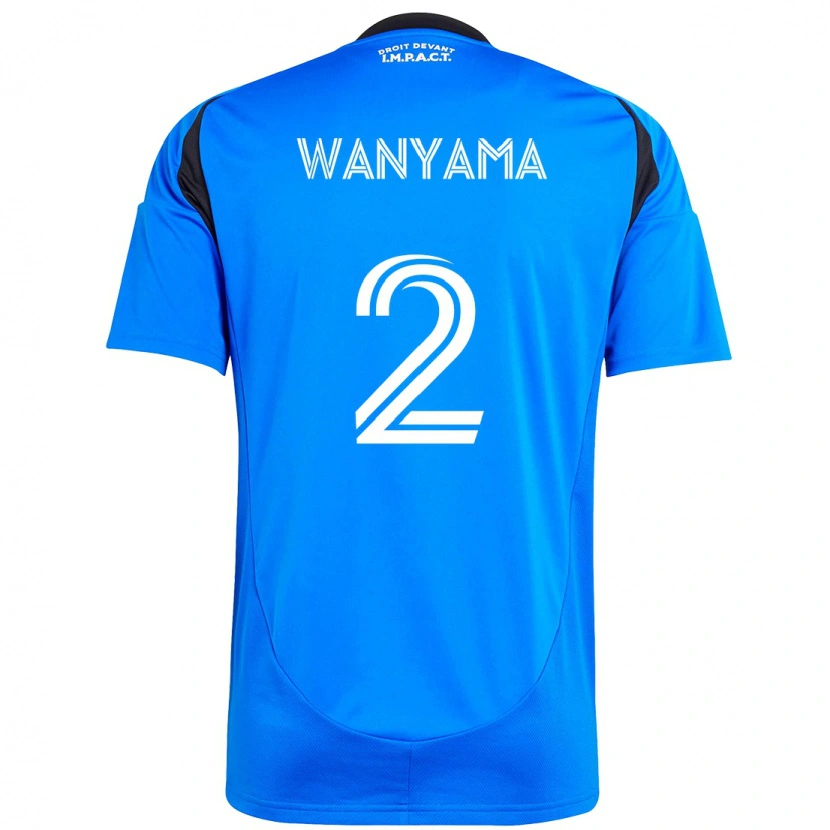 Danxen Damen Victor Wanyama #2 Dunkelblau Schwarz Heimtrikot Trikot 2025/26 T-Shirt