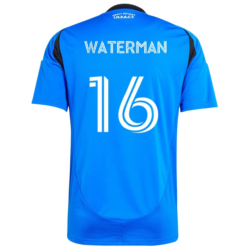 Danxen Damen Joel Waterman #16 Dunkelblau Schwarz Heimtrikot Trikot 2025/26 T-Shirt