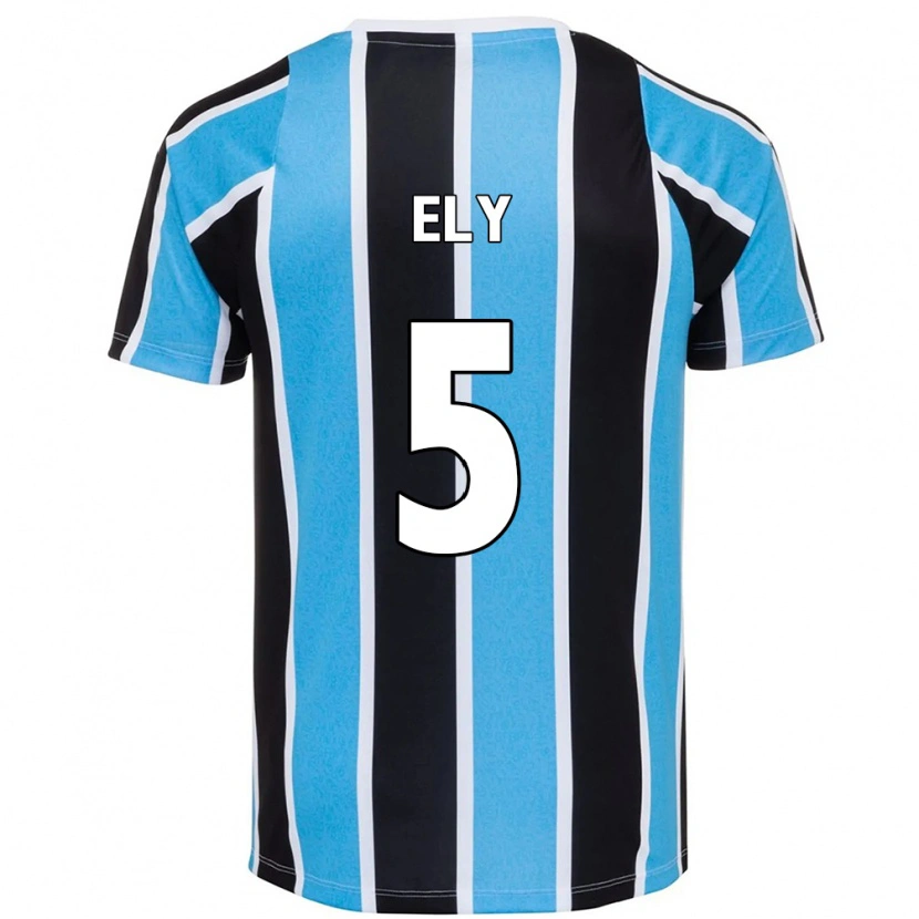 Danxen Damen Rodrigo Ely #5 Blau Schwarz Weiß Heimtrikot Trikot 2025/26 T-Shirt