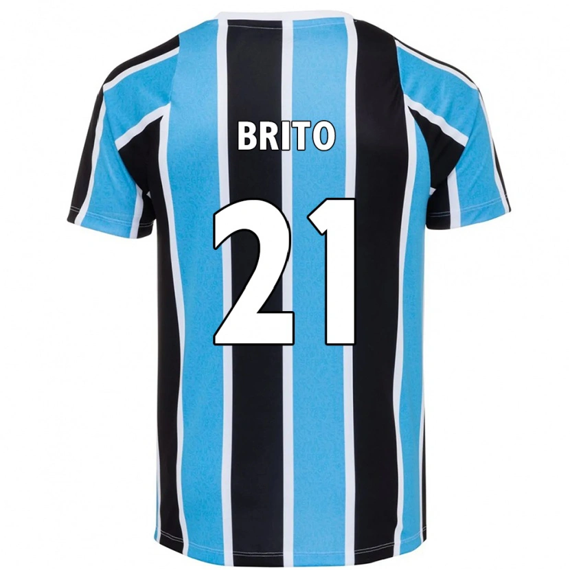 Danxen Damen Brito #21 Blau Schwarz Weiß Heimtrikot Trikot 2025/26 T-Shirt