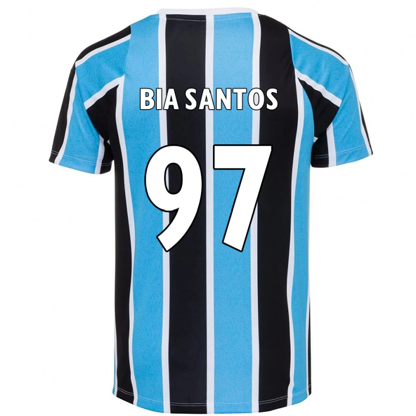 Danxen Damen Bia Santos #97 Blau Schwarz Weiß Heimtrikot Trikot 2025/26 T-Shirt