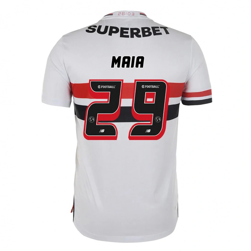 Danxen Damen Pablo Maia #29 Rot Schwarz Weiß Heimtrikot Trikot 2025/26 T-Shirt