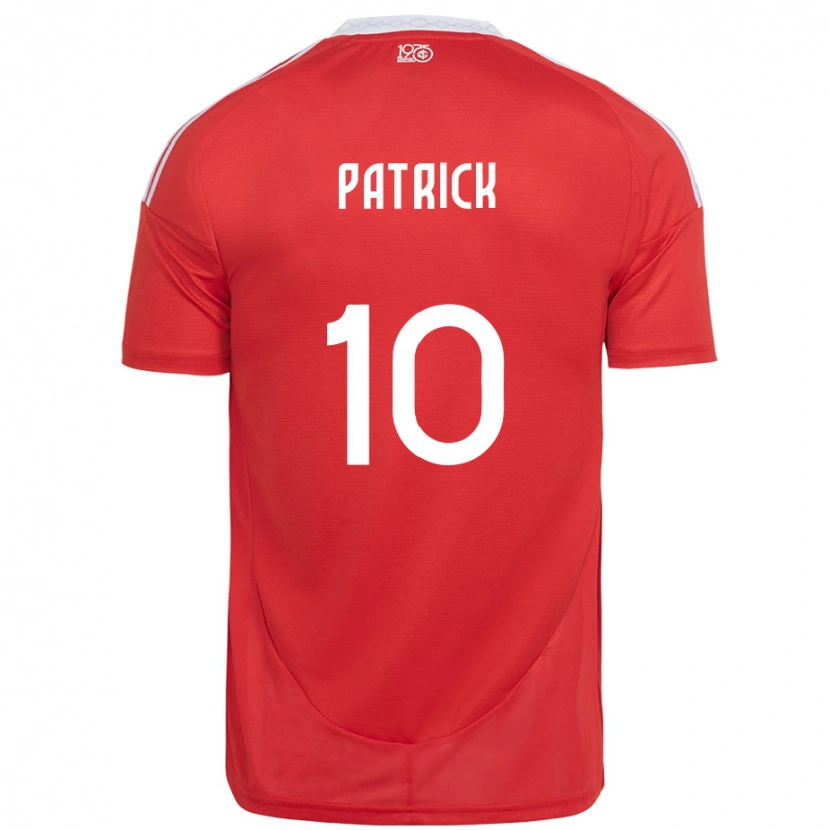 Danxen Damen Alan Patrick #10 Rot Weiß Heimtrikot Trikot 2025/26 T-Shirt