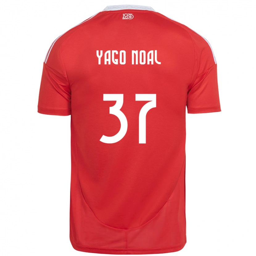 Danxen Damen Yago Noal #37 Rot Weiß Heimtrikot Trikot 2025/26 T-Shirt