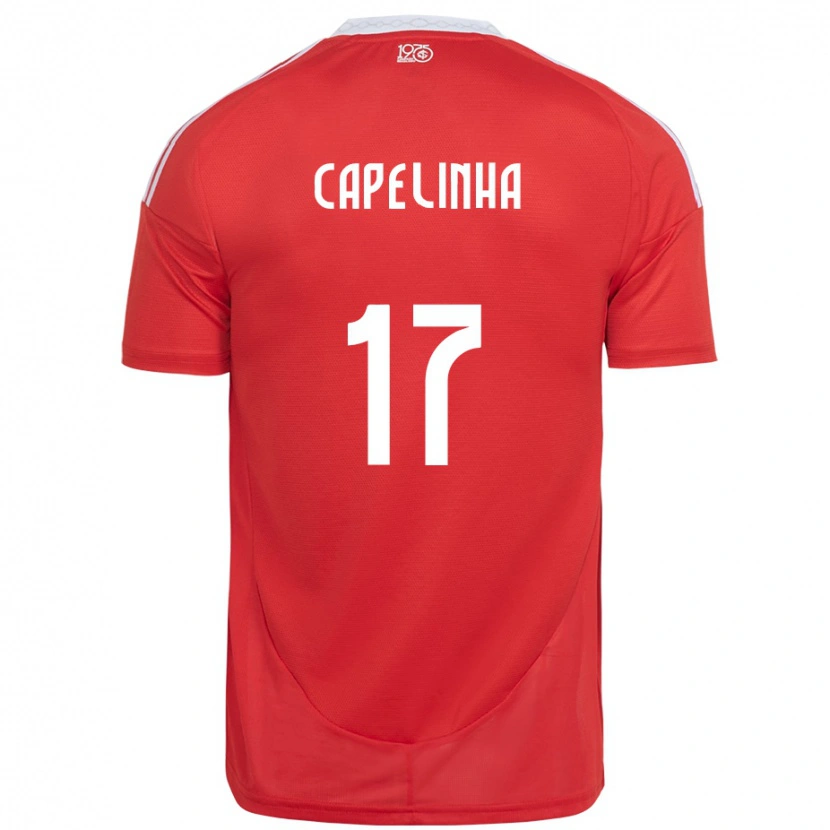 Danxen Damen Capelinha #17 Rot Weiß Heimtrikot Trikot 2025/26 T-Shirt