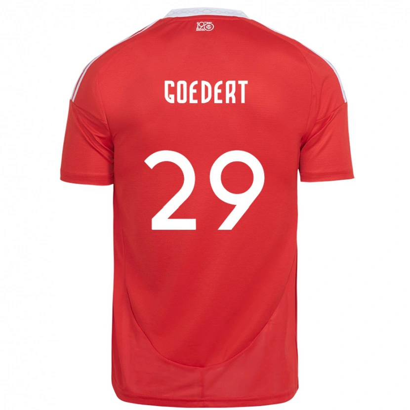 Danxen Damen Alice Goedert #29 Rot Weiß Heimtrikot Trikot 2025/26 T-Shirt