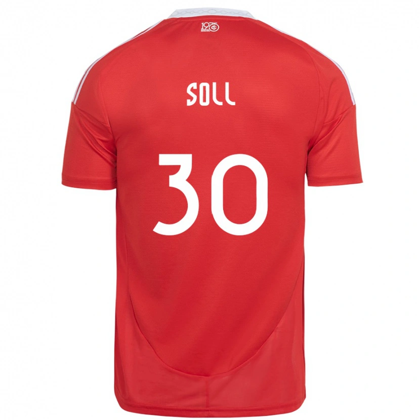 Danxen Damen Soll #30 Rot Weiß Heimtrikot Trikot 2025/26 T-Shirt