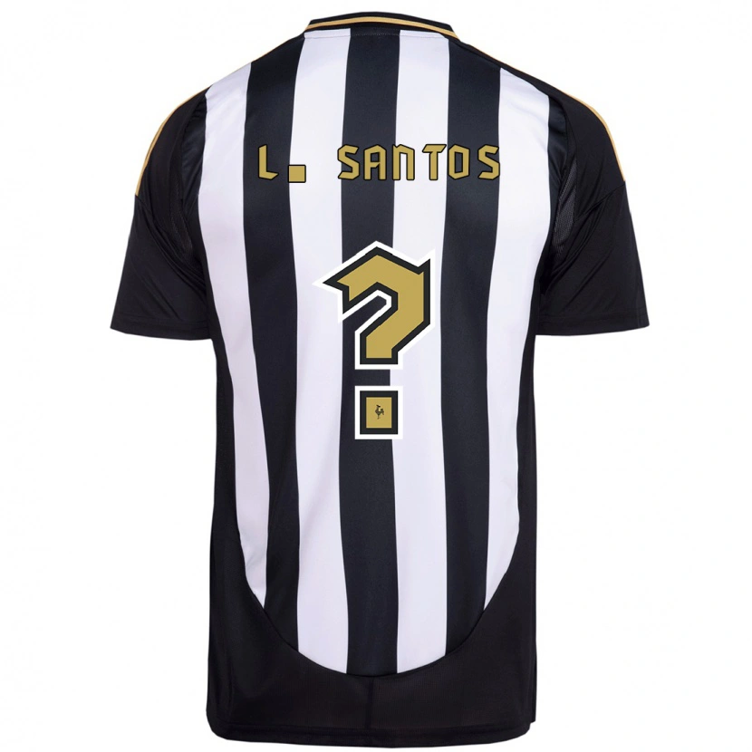 Danxen Damen Léo Santos #0 Weiß Schwarz Heimtrikot Trikot 2025/26 T-Shirt
