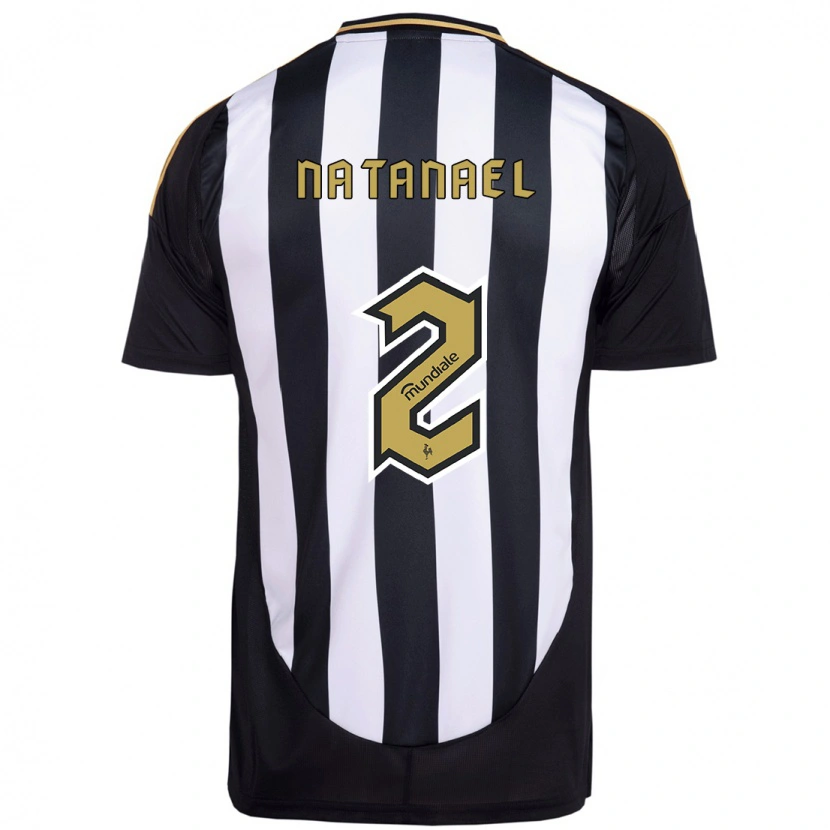 Danxen Damen Natanael #2 Weiß Schwarz Heimtrikot Trikot 2025/26 T-Shirt