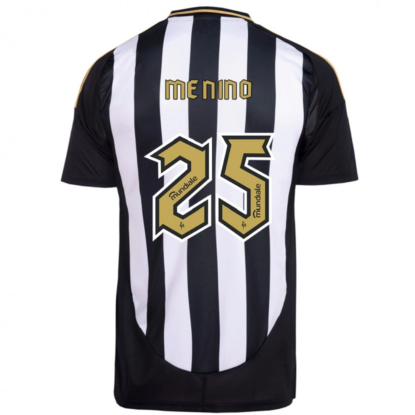 Danxen Damen Gabriel Menino #25 Weiß Schwarz Heimtrikot Trikot 2025/26 T-Shirt