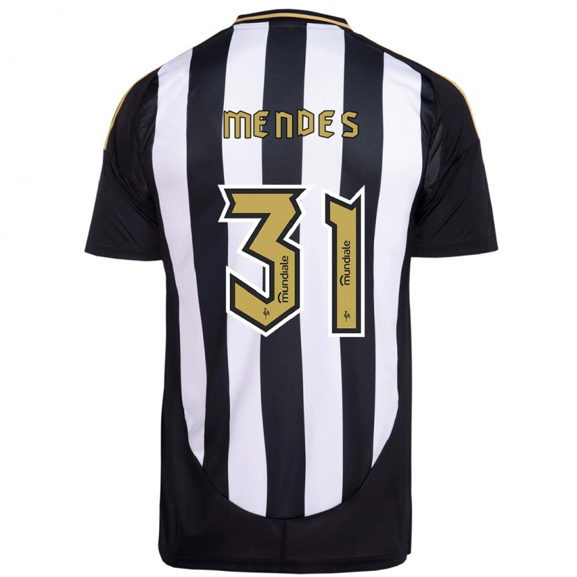 Danxen Damen Matheus Mendes #31 Weiß Schwarz Heimtrikot Trikot 2025/26 T-Shirt
