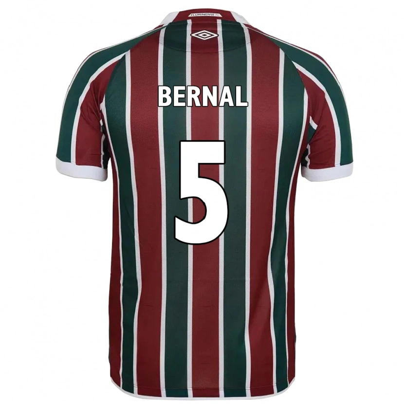 Danxen Damen Facundo Bernal #5 Grün Kastanienbraun Weiß Heimtrikot Trikot 2025/26 T-Shirt