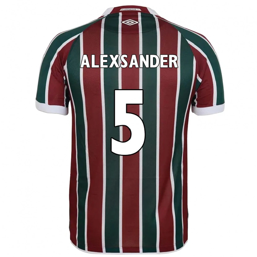 Danxen Damen Alexsander #5 Grün Kastanienbraun Weiß Heimtrikot Trikot 2025/26 T-Shirt