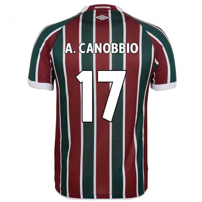 Danxen Damen Agustín Canobbio #17 Grün Kastanienbraun Weiß Heimtrikot Trikot 2025/26 T-Shirt