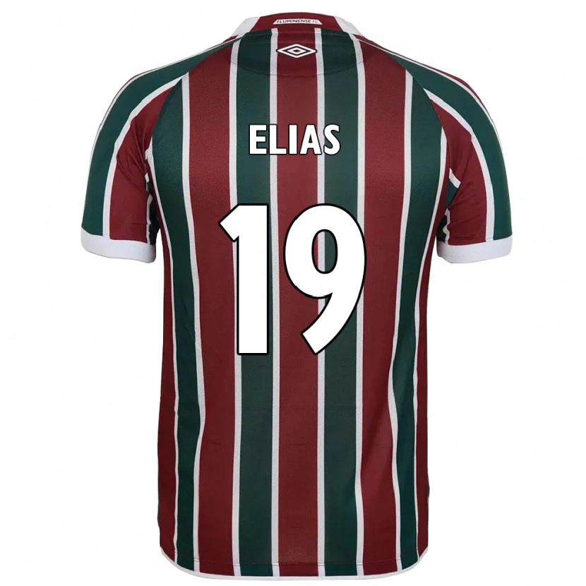 Danxen Damen Kauã Elias #19 Grün Kastanienbraun Weiß Heimtrikot Trikot 2025/26 T-Shirt