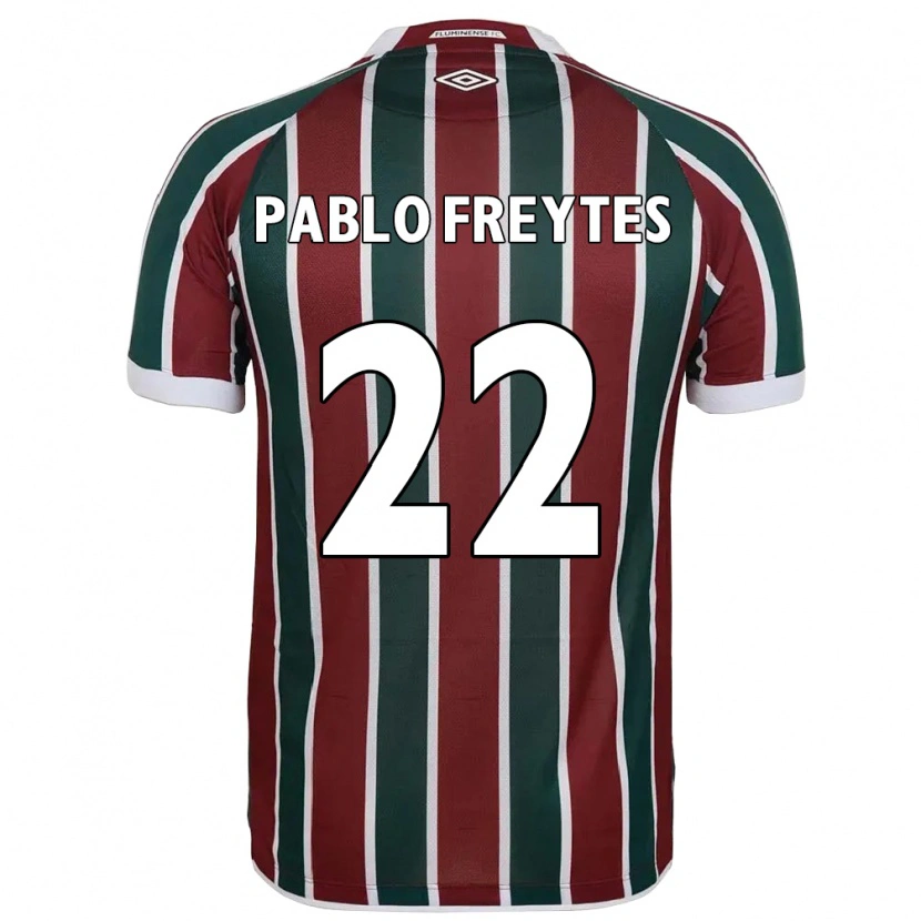 Danxen Damen Juan Pablo Freytes #22 Grün Kastanienbraun Weiß Heimtrikot Trikot 2025/26 T-Shirt
