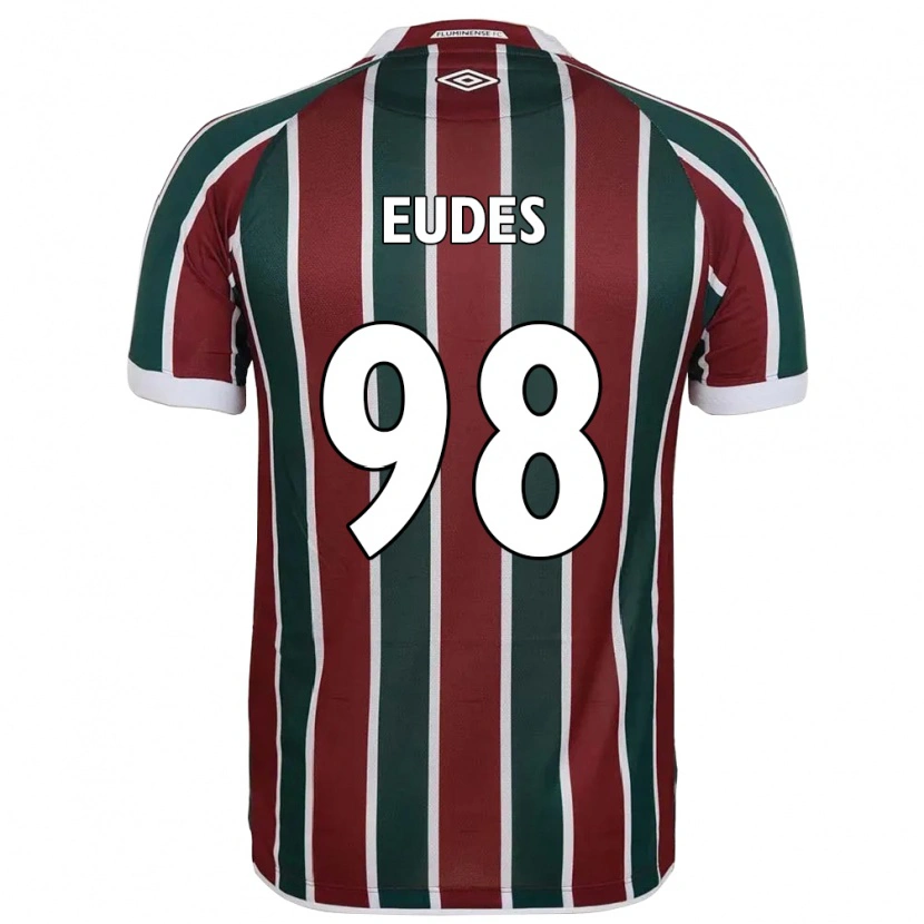 Danxen Damen Vitor Eudes #98 Grün Kastanienbraun Weiß Heimtrikot Trikot 2025/26 T-Shirt