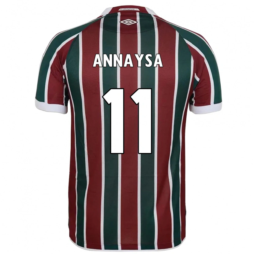 Danxen Damen Annaysa #11 Grün Kastanienbraun Weiß Heimtrikot Trikot 2025/26 T-Shirt