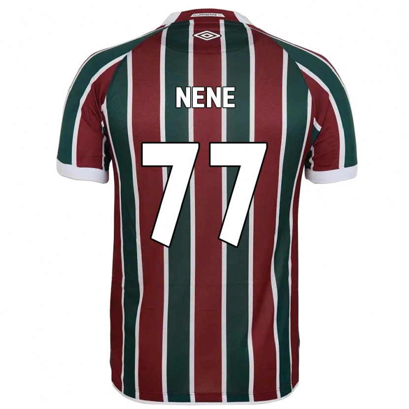 Danxen Damen Nene #77 Grün Kastanienbraun Weiß Heimtrikot Trikot 2025/26 T-Shirt