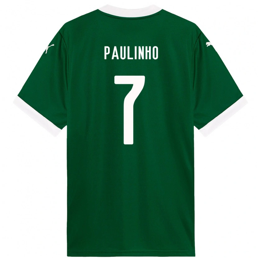 Danxen Damen Paulinho #7 Grün Weiß Heimtrikot Trikot 2025/26 T-Shirt