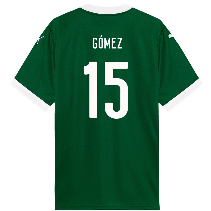 Danxen Damen Gustavo Gómez #15 Grün Weiß Heimtrikot Trikot 2025/26 T-Shirt