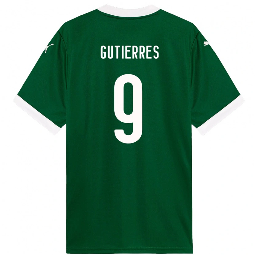 Danxen Damen Amanda Gutierres #9 Grün Weiß Heimtrikot Trikot 2025/26 T-Shirt