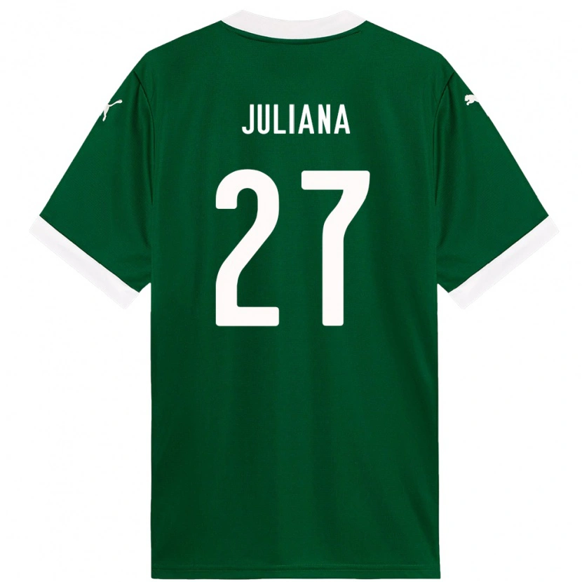 Danxen Damen Juliana #27 Grün Weiß Heimtrikot Trikot 2025/26 T-Shirt