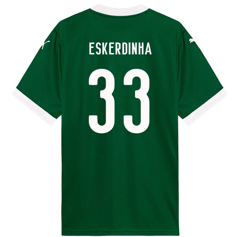 Danxen Damen Eskerdinha #33 Grün Weiß Heimtrikot Trikot 2025/26 T-Shirt