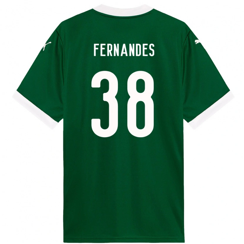 Danxen Damen Matheus Fernandes #38 Grün Weiß Heimtrikot Trikot 2025/26 T-Shirt