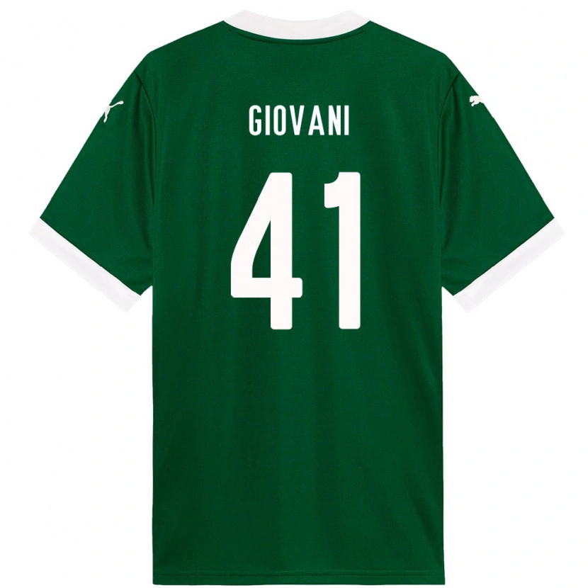 Danxen Damen Giovani #41 Grün Weiß Heimtrikot Trikot 2025/26 T-Shirt