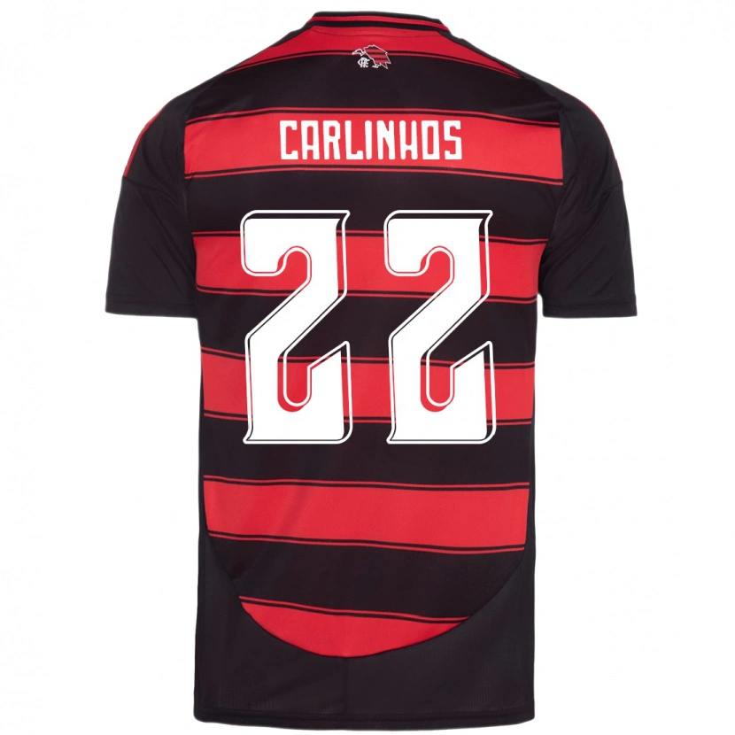 Danxen Damen Carlinhos #22 Rot Schwarz Heimtrikot Trikot 2025/26 T-Shirt