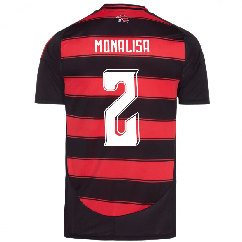 Danxen Damen Monalisa #2 Rot Schwarz Heimtrikot Trikot 2025/26 T-Shirt
